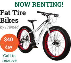 Fat Tire Bike Rental