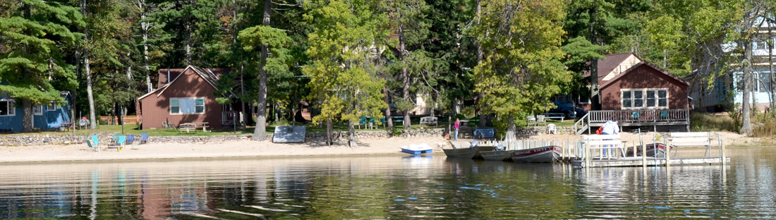 Beach along Au Train Lake