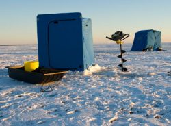 ice fishing