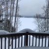 winter view from deck