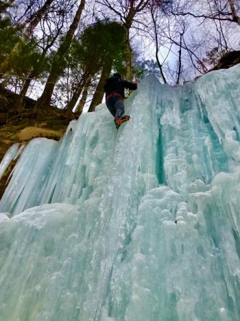 ice climbing