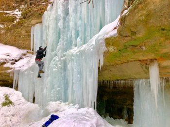 ice climbing