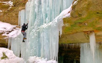 ice climbing in Munising