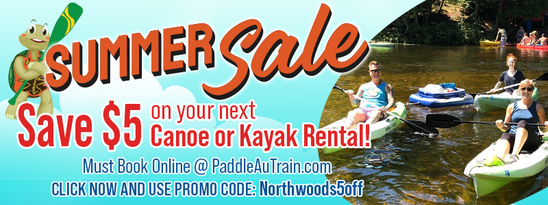 Save $5 promo code for canoe & kayak rentals