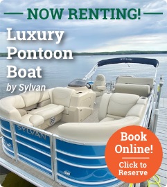 luxury pontoon boat rental