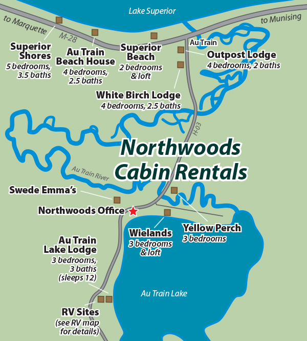 cabins rentals of Northwoods Resort