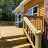 White Birch Lodge patio